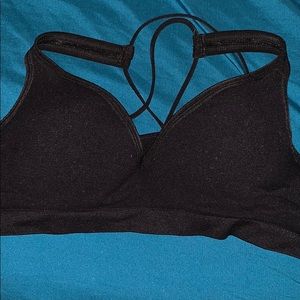 Black push-up bra